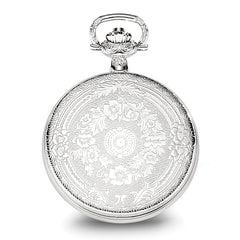 Charles Hubert Chrome-finish Oval Design Pocket Watch