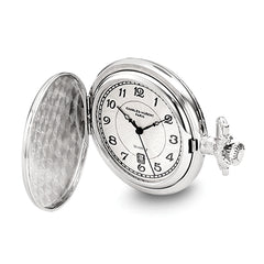 Charles Hubert Chrome-finish Unicorn Shield Pocket Watch