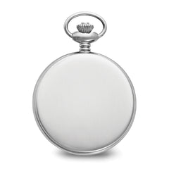 Charles Hubert Chrome-finish Oval Design Pocket Watch