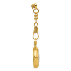 Charles Hubert Gold-finish White Dial Pin Nurse Watch