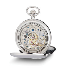 Charles Hubert Open Heart Dial 53mm Case Pocket Watch