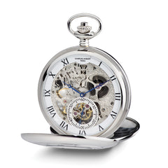 Charles Hubert Open Heart Dial 53mm Case Pocket Watch