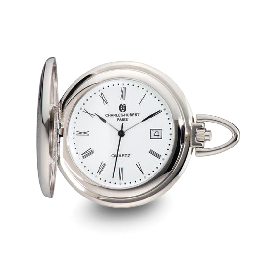 Charles Hubert Shield White Dial Pocket Watch