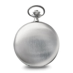 Charles Hubert Satin-finish White Dial Day/Date Pocket Watch