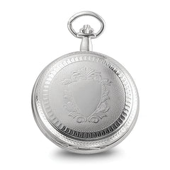 Charles Hubert Chrome-finish White Dial Pocket Watch
