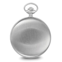 Charles Hubert Stainless Steel Double Cover Tritium Mechanical Pocket Watch
