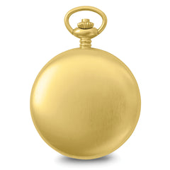 Charles Hubert Stainless Steel IP-plated Double Cover Tritium Pocket Watch