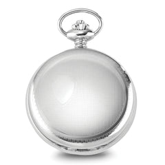 Charles Hubert Stainless Steel Hunter Case Tritium Mechanical Pocket Watch