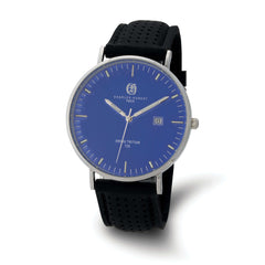 Charles Hubert Stainless Steel w/2 Bands Tritium Blue Dial Watch