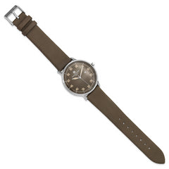 Charles Hubert Stainless Steel Grey Dial Quartz Watch
