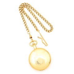 Charles Hubert Gold-finish White Dial Pocket Watch