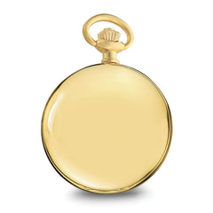 Charles Hubert Gold-finish Open Window Case Pocket Watch