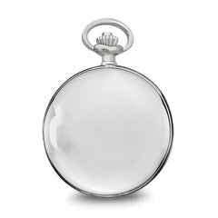 Charles Hubert Chrome-finish Open Window Case Pocket Watch