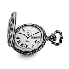 Charles Hubert Antique Chrome-finish U.S. Seal Pocket Watch