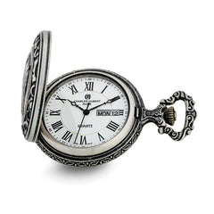 Charles Hubert Antique Chrome-finish Horse Pocket Watch