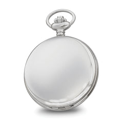 Charles Hubert Chrome-finish Grey Dial Quartz Pocket Watch