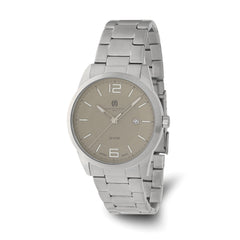 Charles-Hubert Stainless Steel Grey Dial with Date Watch