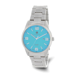 Charles-Hubert Stainless Steel Blue Dial with Date Watch