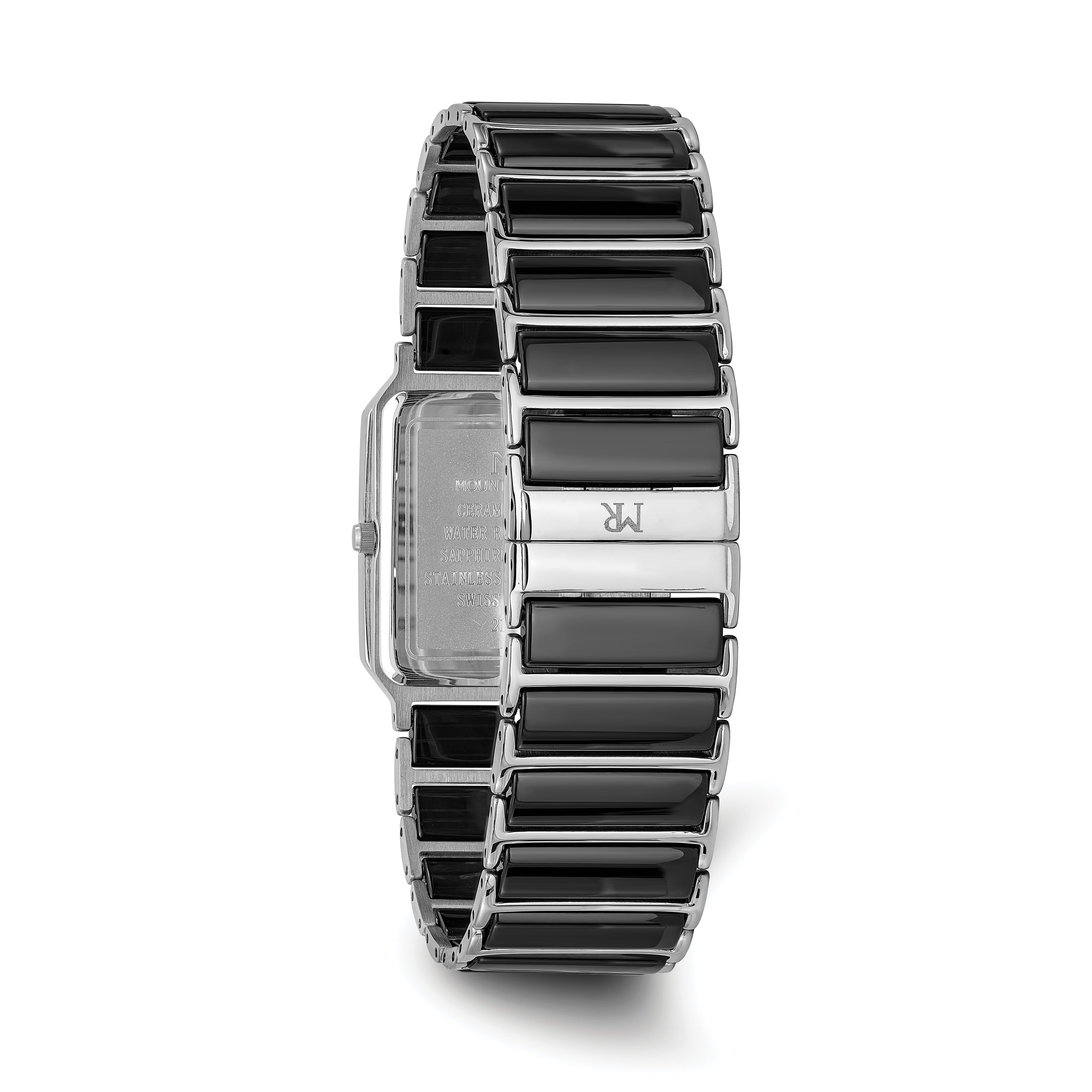 Mens Mountroyal Ceramic Swiss Movement 27x32mm Watch