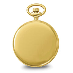 Charles Hubert Gold-finish White Dial Gold Pocket Watch