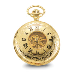 Charles Hubert Gold-finish White Dial Pocket Watch
