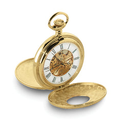 Charles Hubert Gold-finish White Dial Pocket Watch
