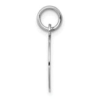 14k White Gold Etched Edge .011 Gauge Engraveable Round 13mm Disc Charm