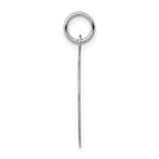 14k White Gold Etched Edge .013 Gauge Engraveable Round 19mm Disc Charm