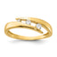 14K Polished CZ Fashion Ring