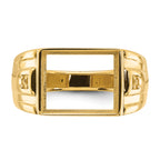 14k Men's ring Mounting (No Stone Included)