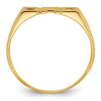 14k AAA Diamond Mens DAD Ring