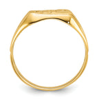 10 Karat Polished Etched Edges Diamond DAD Ring Mounting - View 2