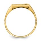 14k A Diamond Mens DAD Ring