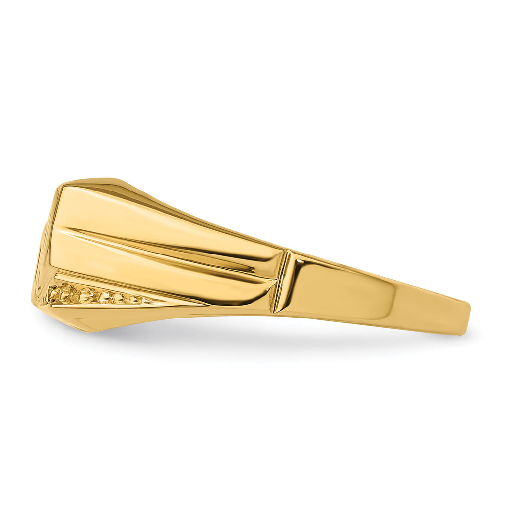 14k VS Diamond Mens DAD Ring