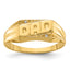 14k AAA Diamond Mens DAD Ring