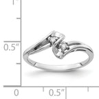 14k White Gold AA Diamond ring