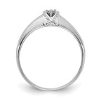 14k White Gold AA Diamond ring