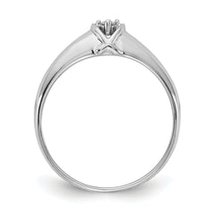 14k White Gold AA Diamond ring
