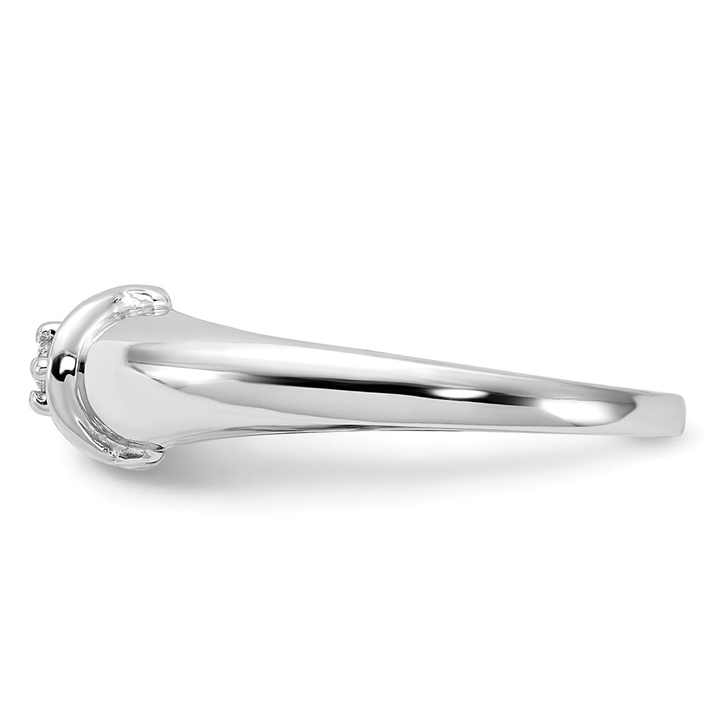 14k White Gold AA Diamond ring