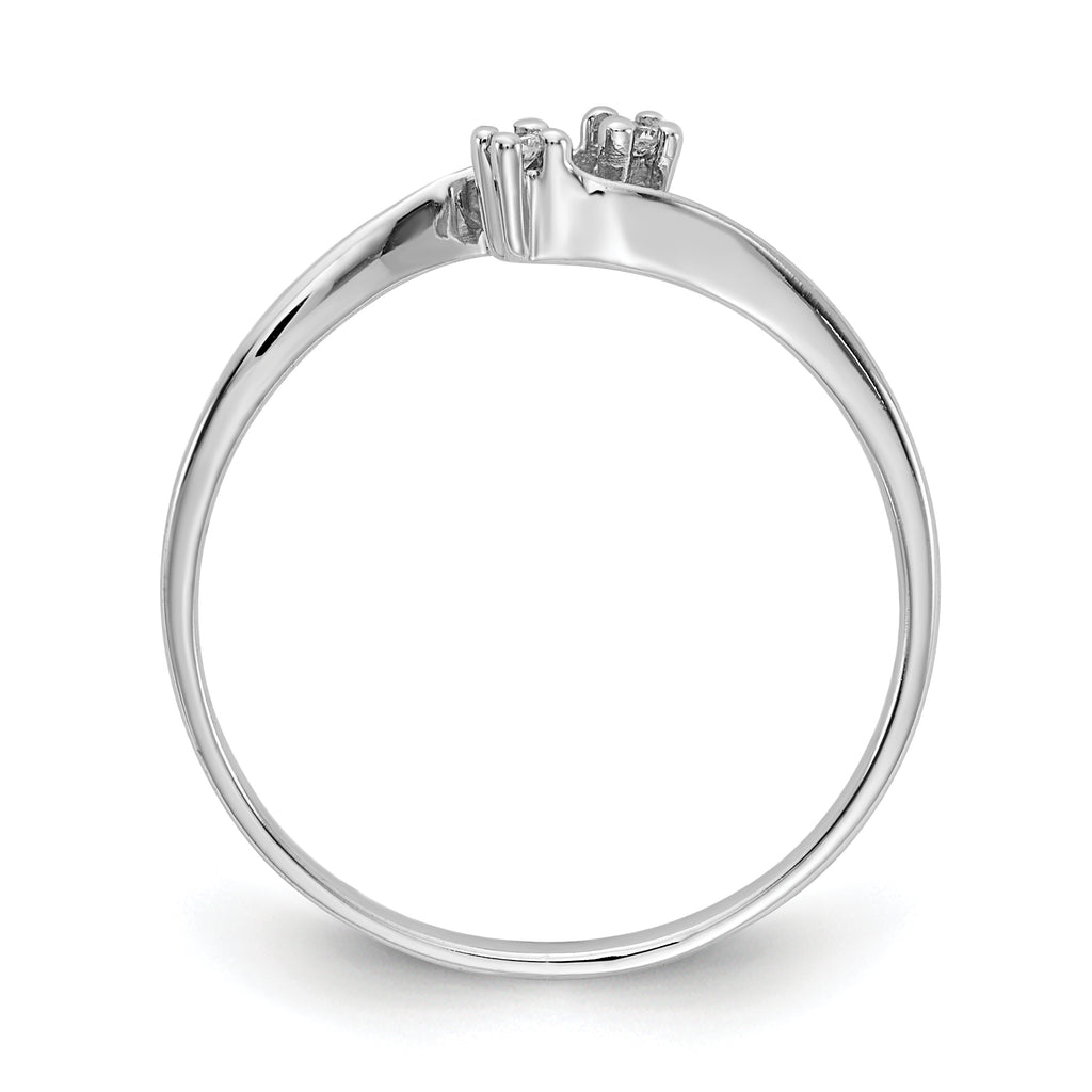 14k White Gold AA Diamond ring