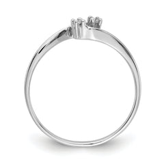 14k White Gold AA Diamond ring