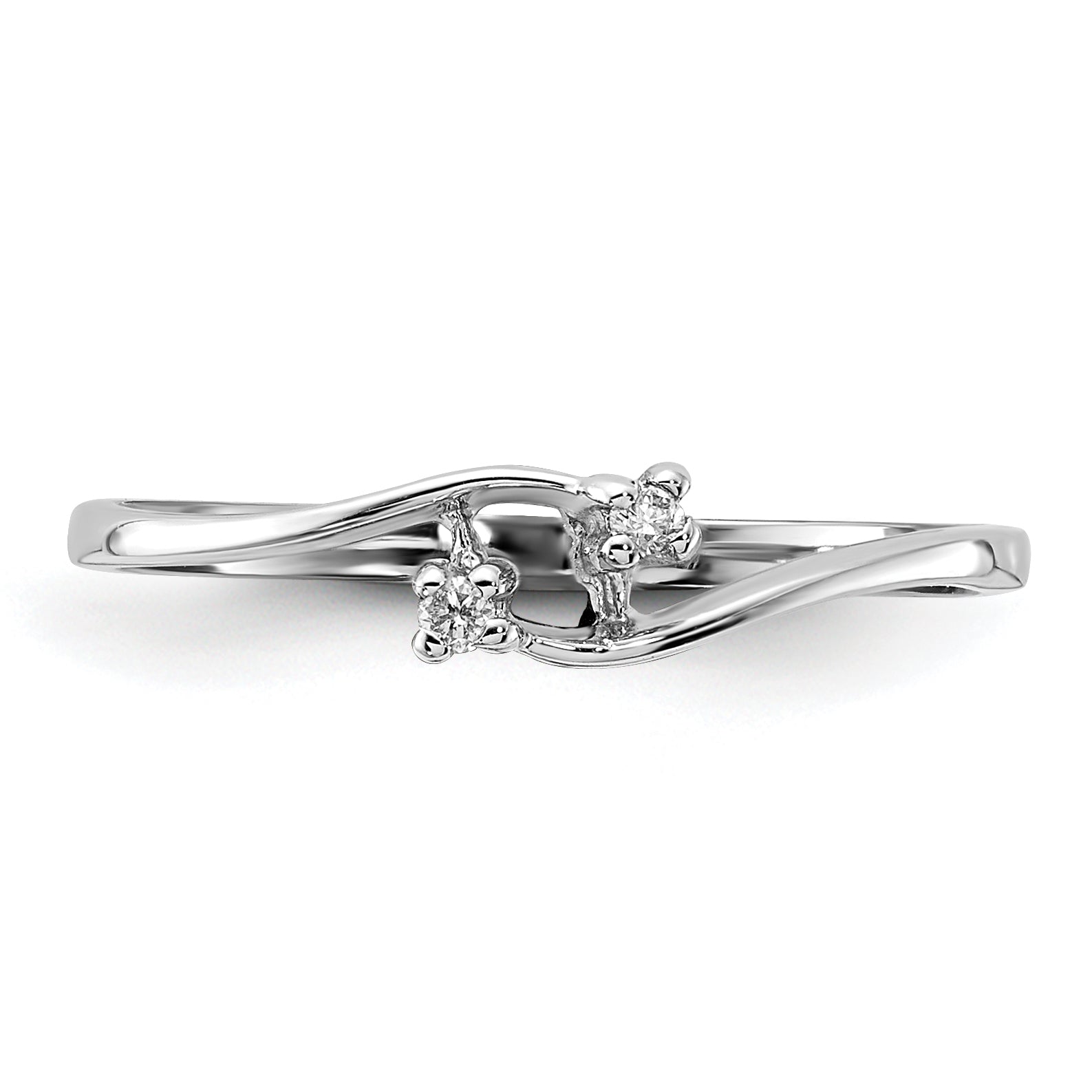14k White Gold AA Diamond ring