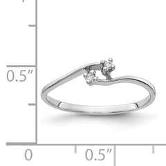 14k White Gold AA Diamond ring