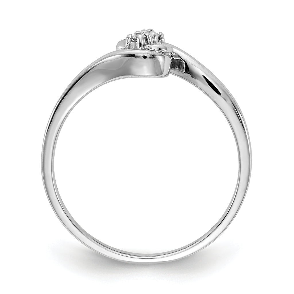 14k White Gold AA Diamond ring