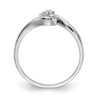 14k White Gold AA Diamond ring