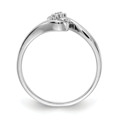 14k White Gold AA Diamond ring