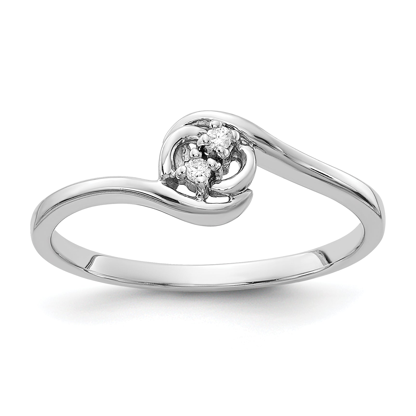14k White Gold AA Diamond ring Main image