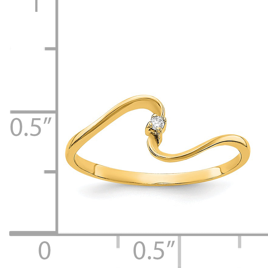14k AA Diamond ring Secondary image