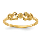 14k Polished Pearl Ring Mounting (No Stone Included)