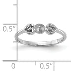 14k White Gold Polished Diamond & Pearl Ring Mounting (No Stone Included)
